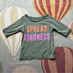 Spread Kindness Kids Shirt - Green